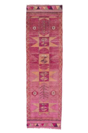 'Chelsea' Vintage Turkish Runner- 3'2'' x 10'10''