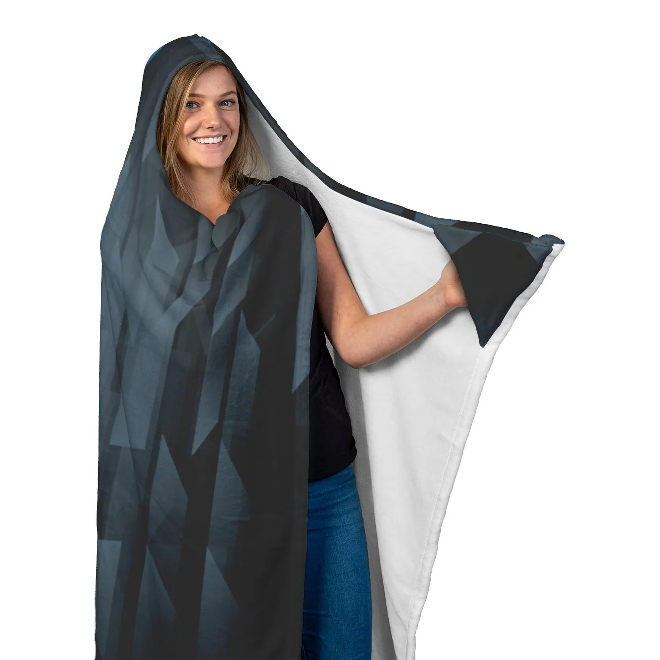 Chicago Reflections - Hooded Blanket