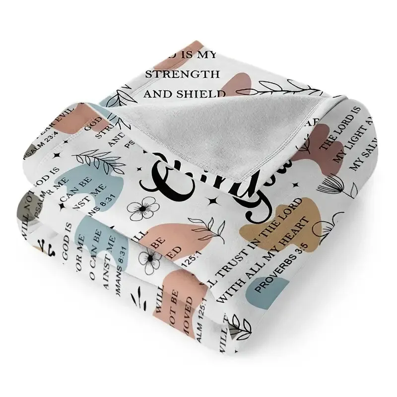 Christianartbag Blanket, I Am God's Child Blanket, Religious Gift, Christian Blanket, Bible Verse Blanket, Personalized Blanket, Christmas Gift, CAB01240923.