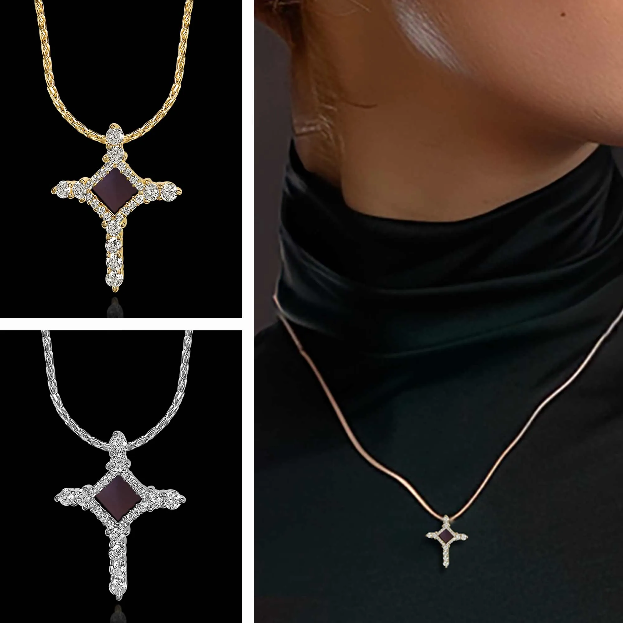 Christianity Necklace Dainty Cross With Entire Bible Inside - Mini Glimmer Cross Necklace