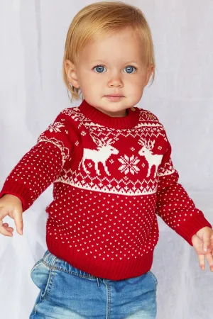 Christmas Reindeer Sweater Baby