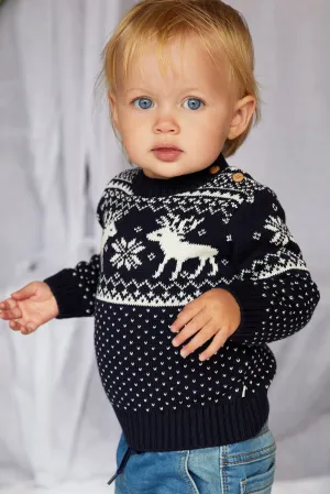 Christmas Reindeer Sweater Baby