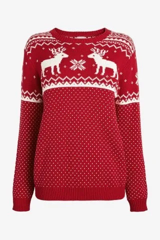 Christmas Reindeer Sweater Ladies