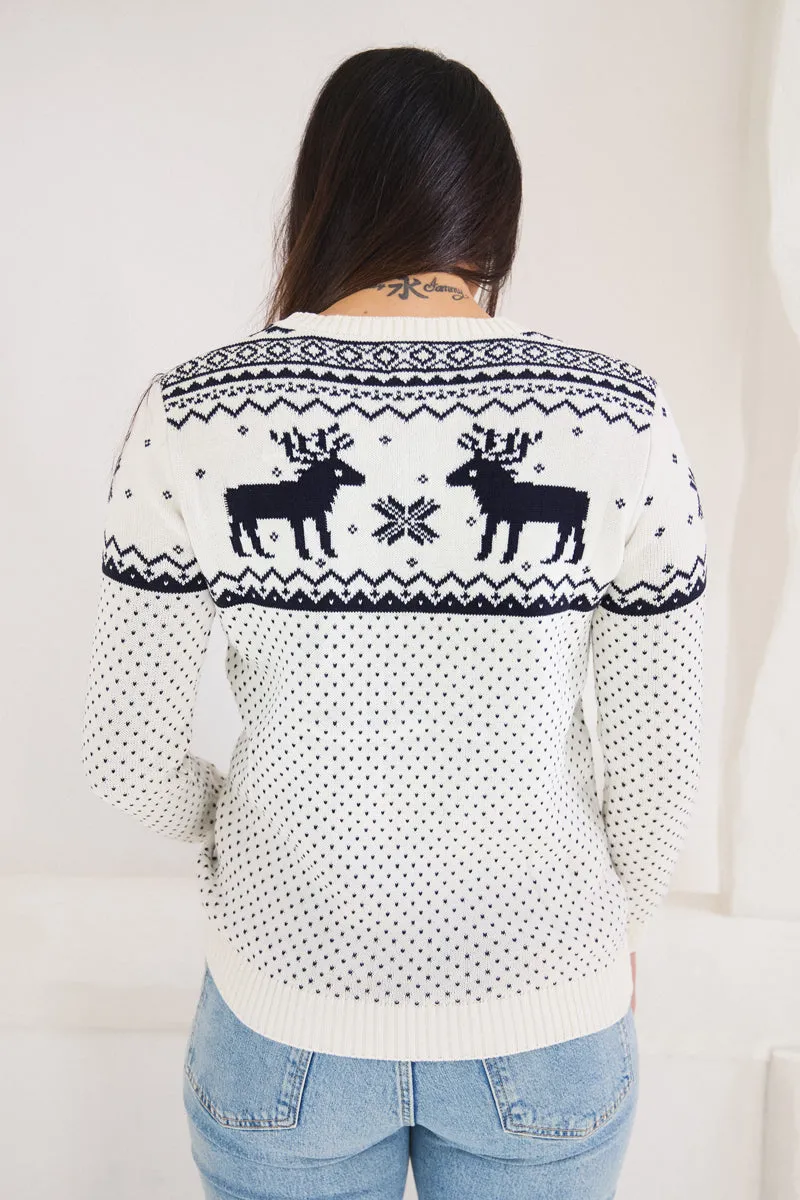 Christmas Reindeer Sweater Ladies