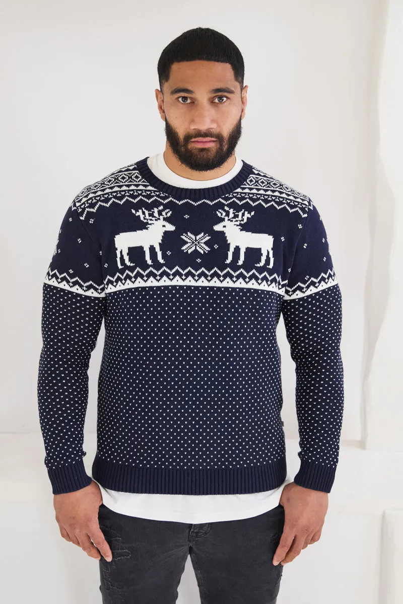 Christmas Reindeer Sweater Mens
