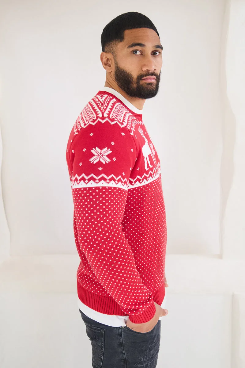 Christmas Reindeer Sweater Mens