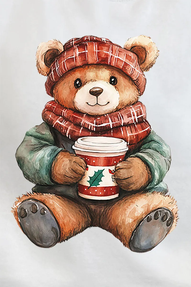 Christmas Wishes Bear Unisex NuBlend Crew Sweatshirt