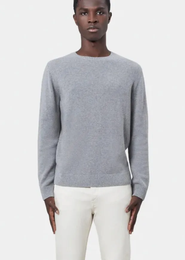 Classic Merino Wool Crew in Sahara Camel