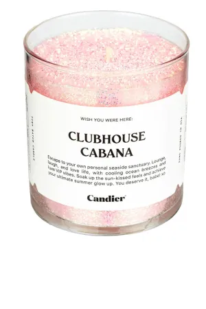 Clubhouse Cabana Glitter Candle