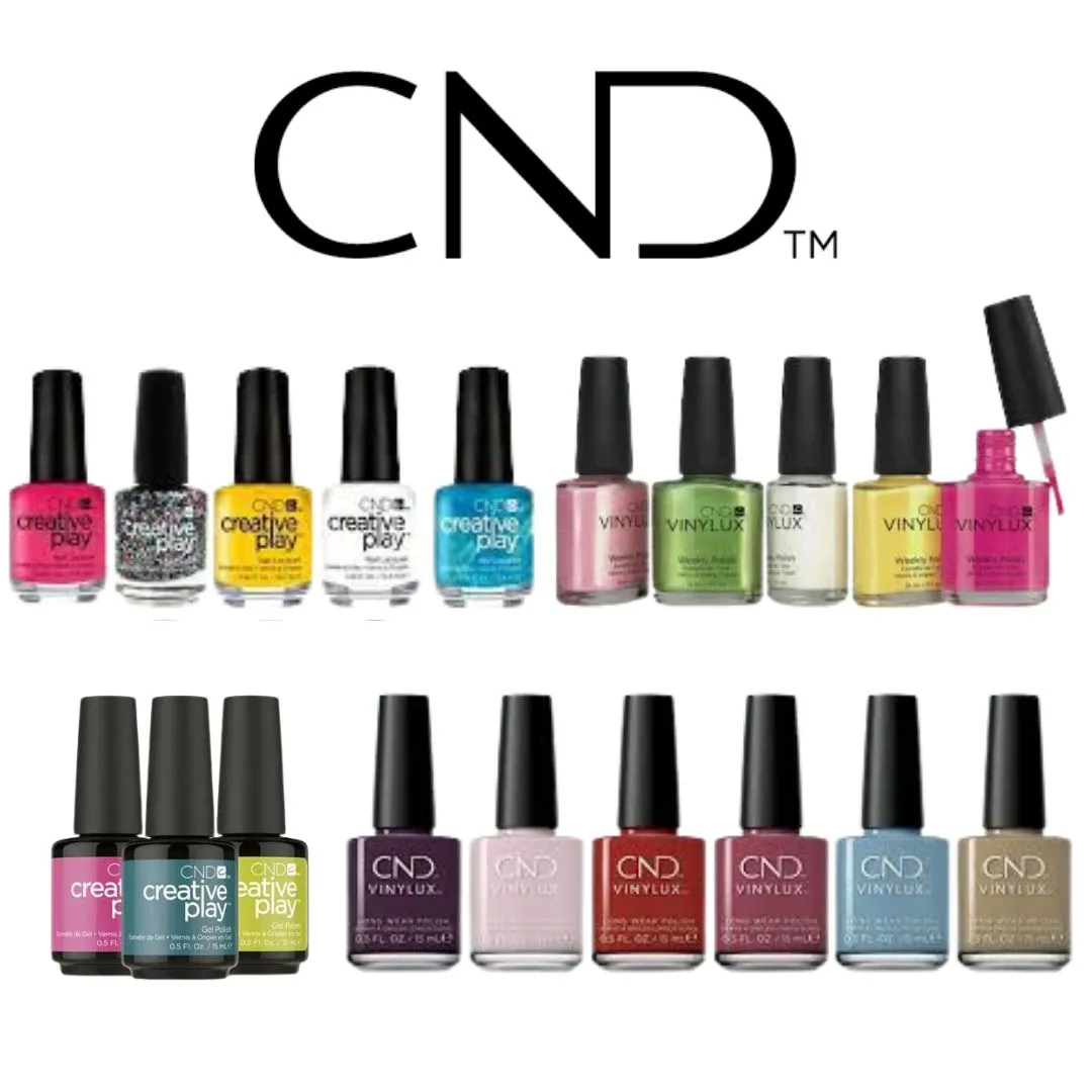 🎨💅CND Creative Play & Vinylux Nail Polish - Case Packed (300 Units)