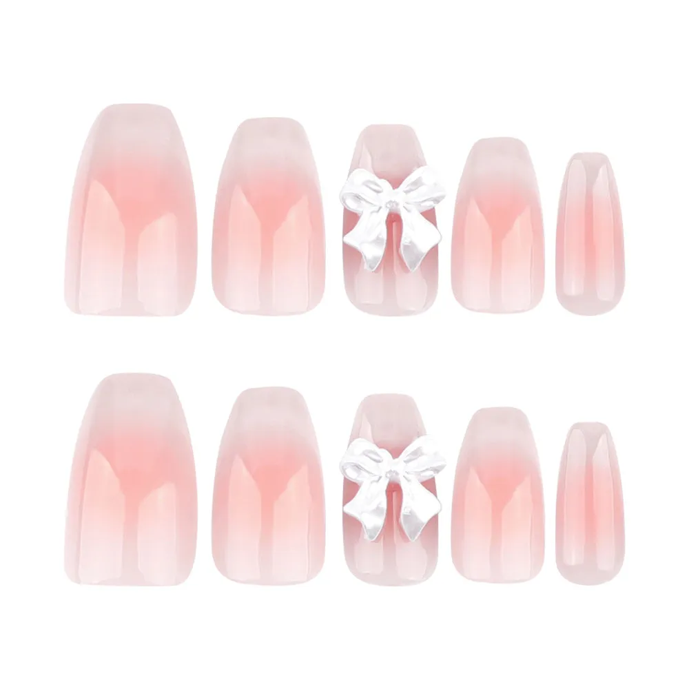 Coffin Blush French Bow Pink