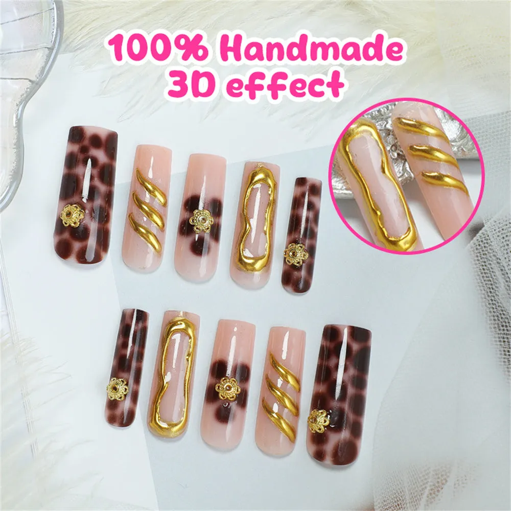 Coffin Mirror Pink Leopard