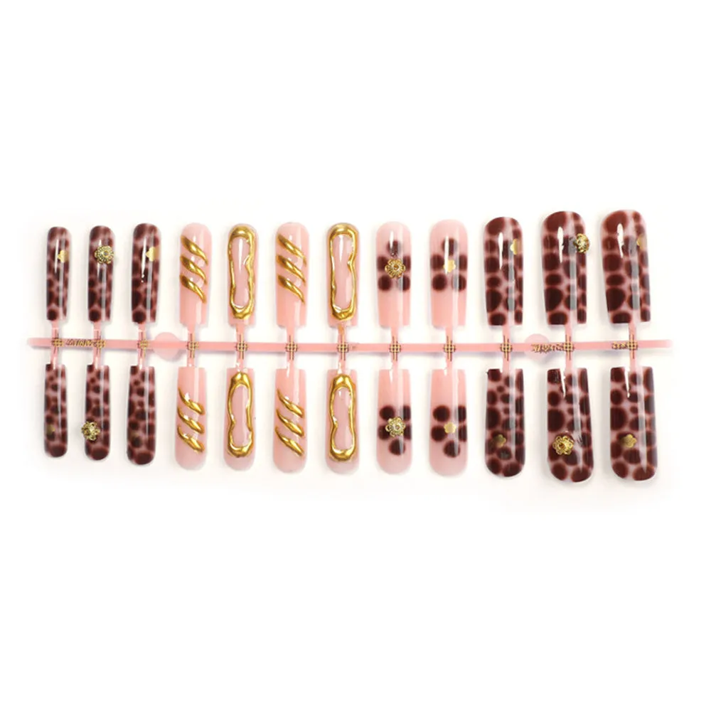 Coffin Mirror Pink Leopard