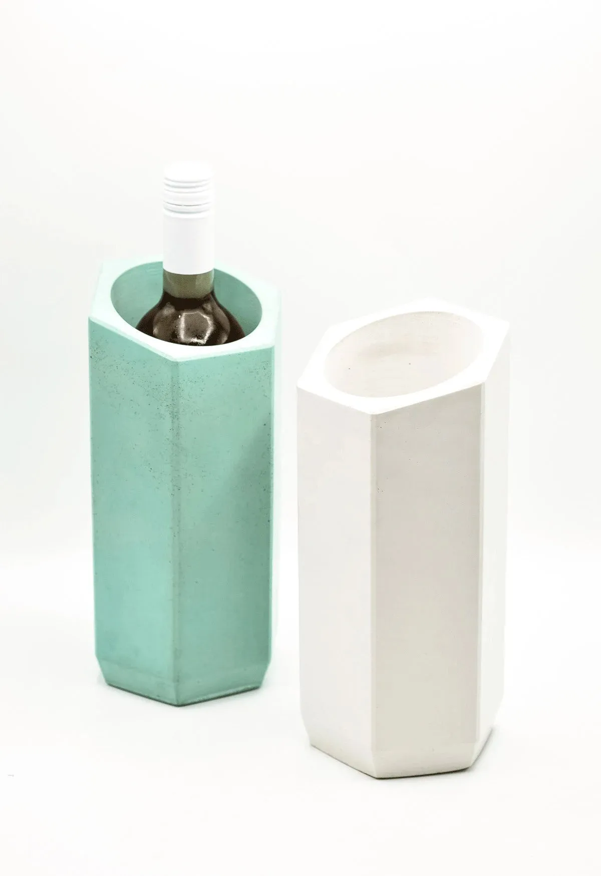 Concrete Wine Bottle Chiller