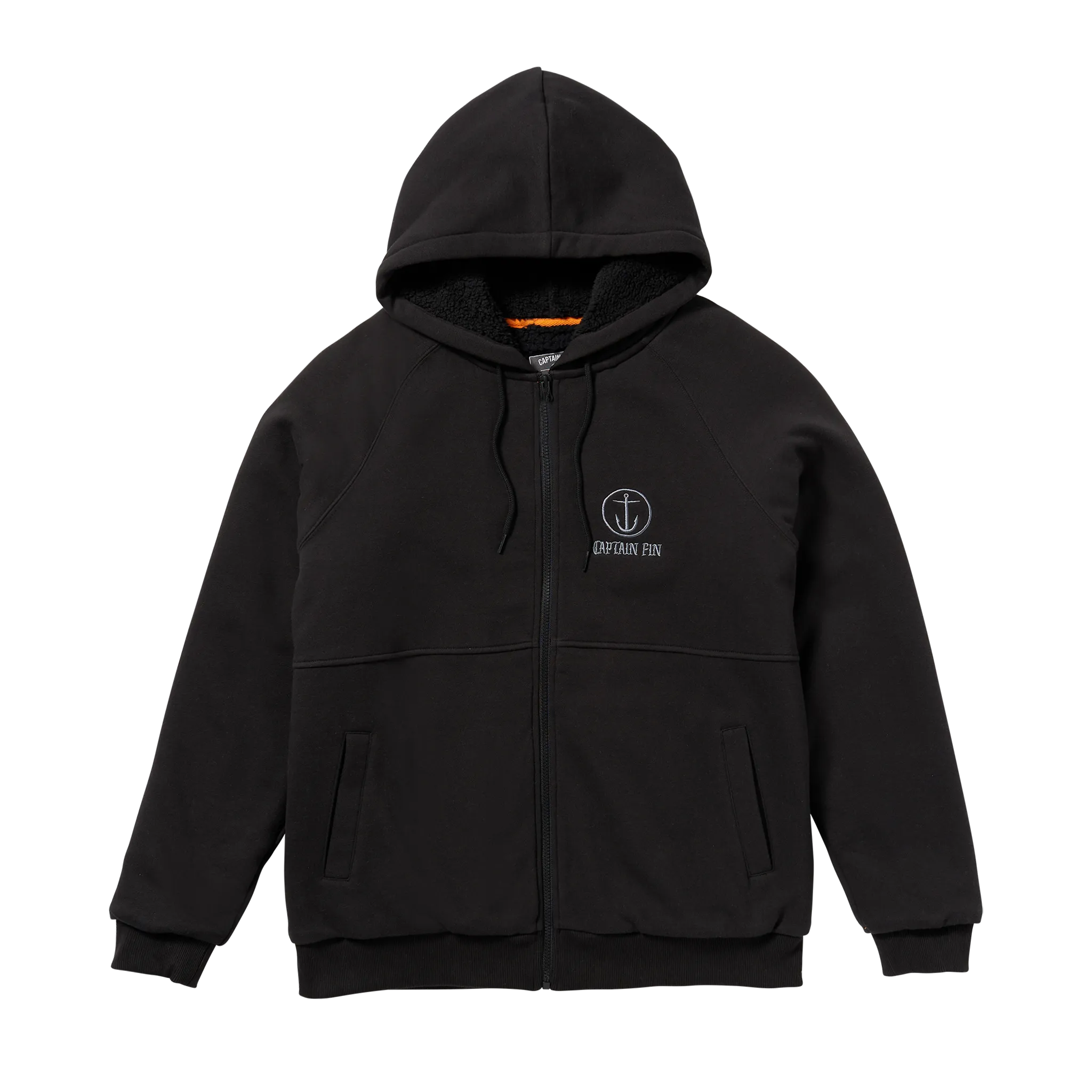 Core Captain Lined Hooded Fleece - Black