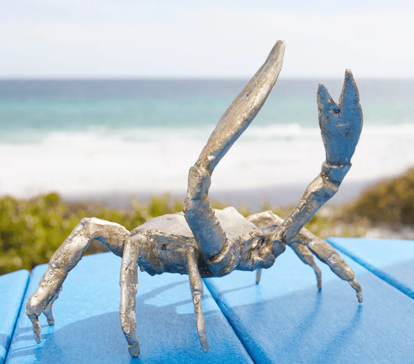 Crab (cast iron)  in Silver Finish
