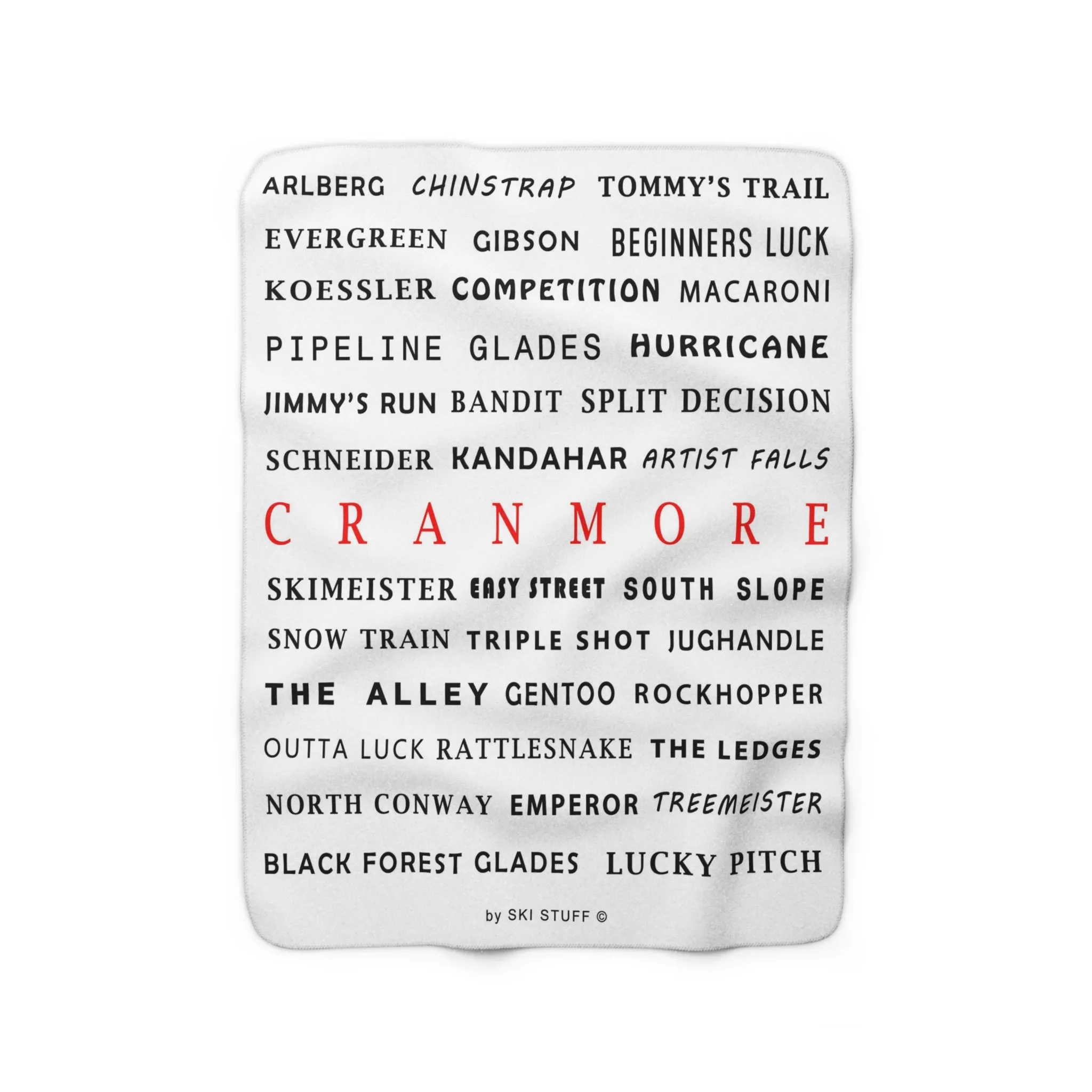 Cranmore Mountain, New Hampshire - Fleece Blanket