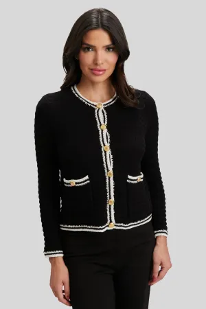 Crochet Detail Cardigan - FINAL SALE