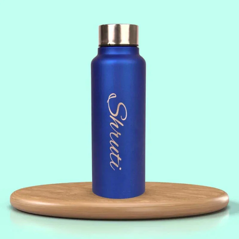 Customized Water Bottle for Unisex - Blue