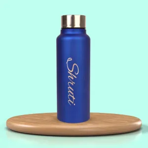Customized Water Bottle for Unisex - Blue