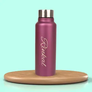 Customized Water Bottle for Unisex - Grey