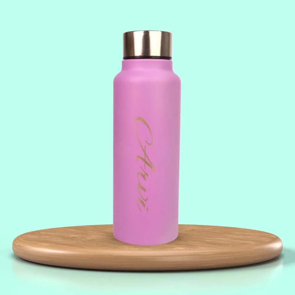 Customized Water Bottle for Unisex - Pink