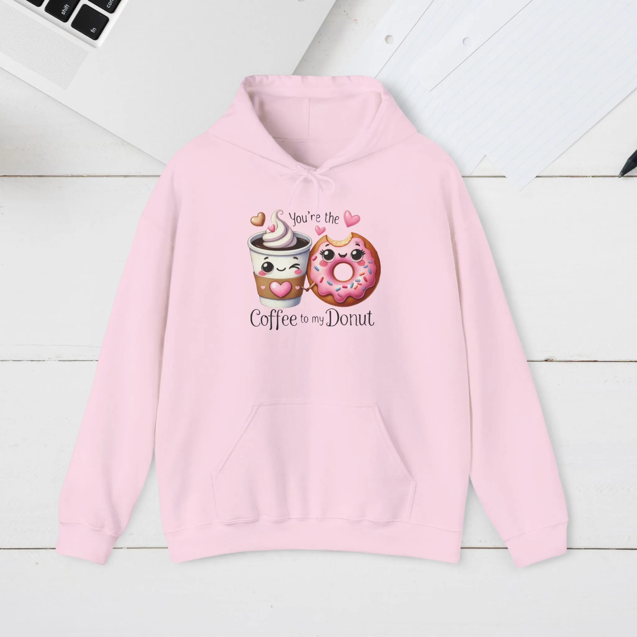 Cute Coffee & Donut Hoodie - You're the Coffee to My Donut Sweatshirt