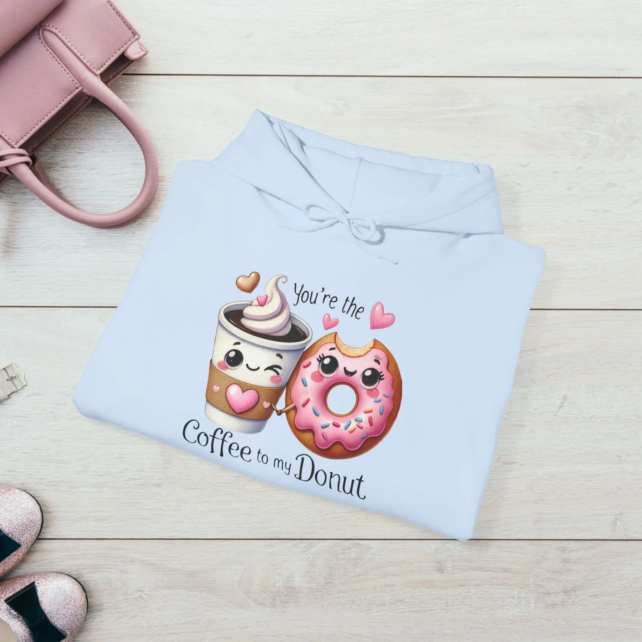 Cute Coffee & Donut Hoodie - You're the Coffee to My Donut Sweatshirt