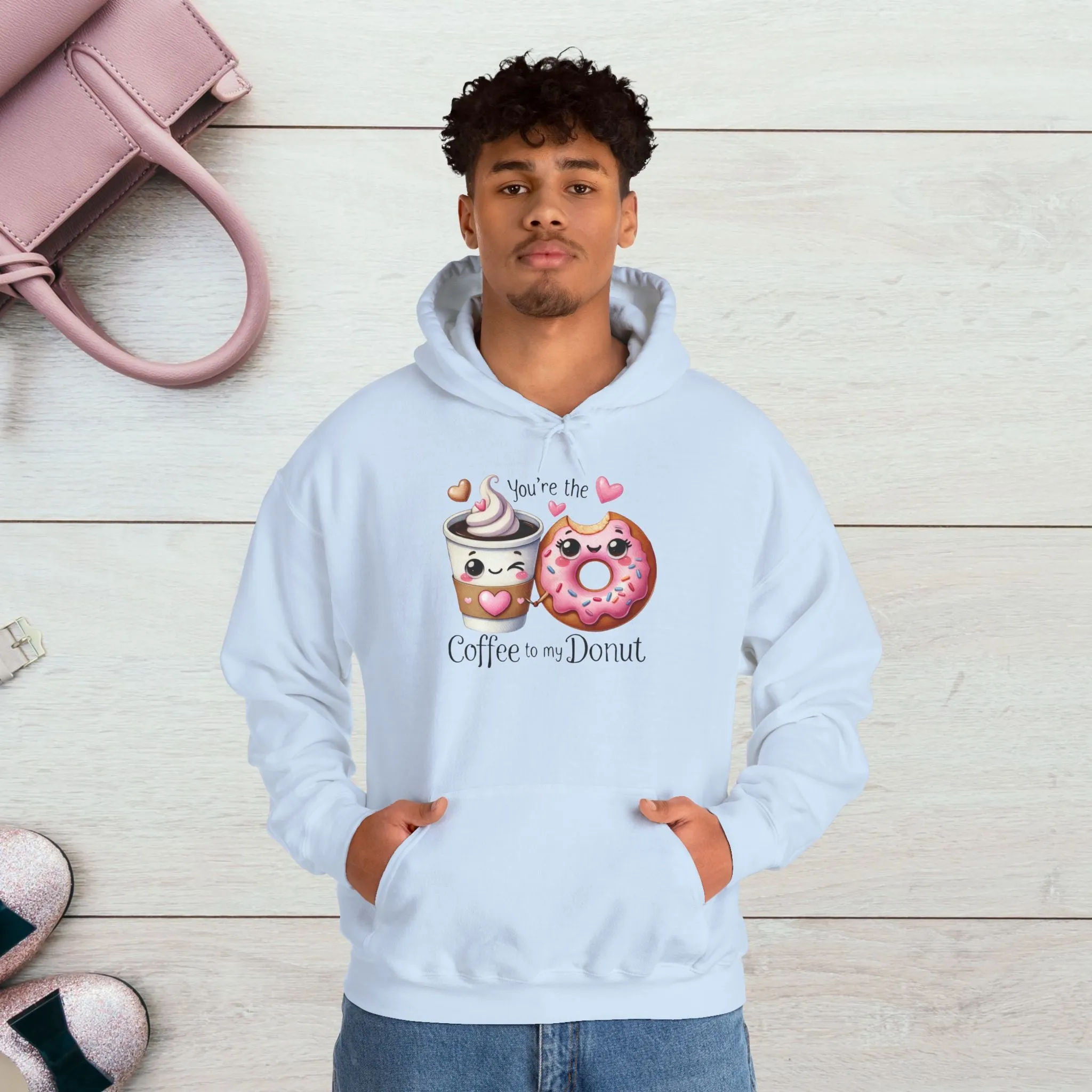 Cute Coffee & Donut Hoodie - You're the Coffee to My Donut Sweatshirt