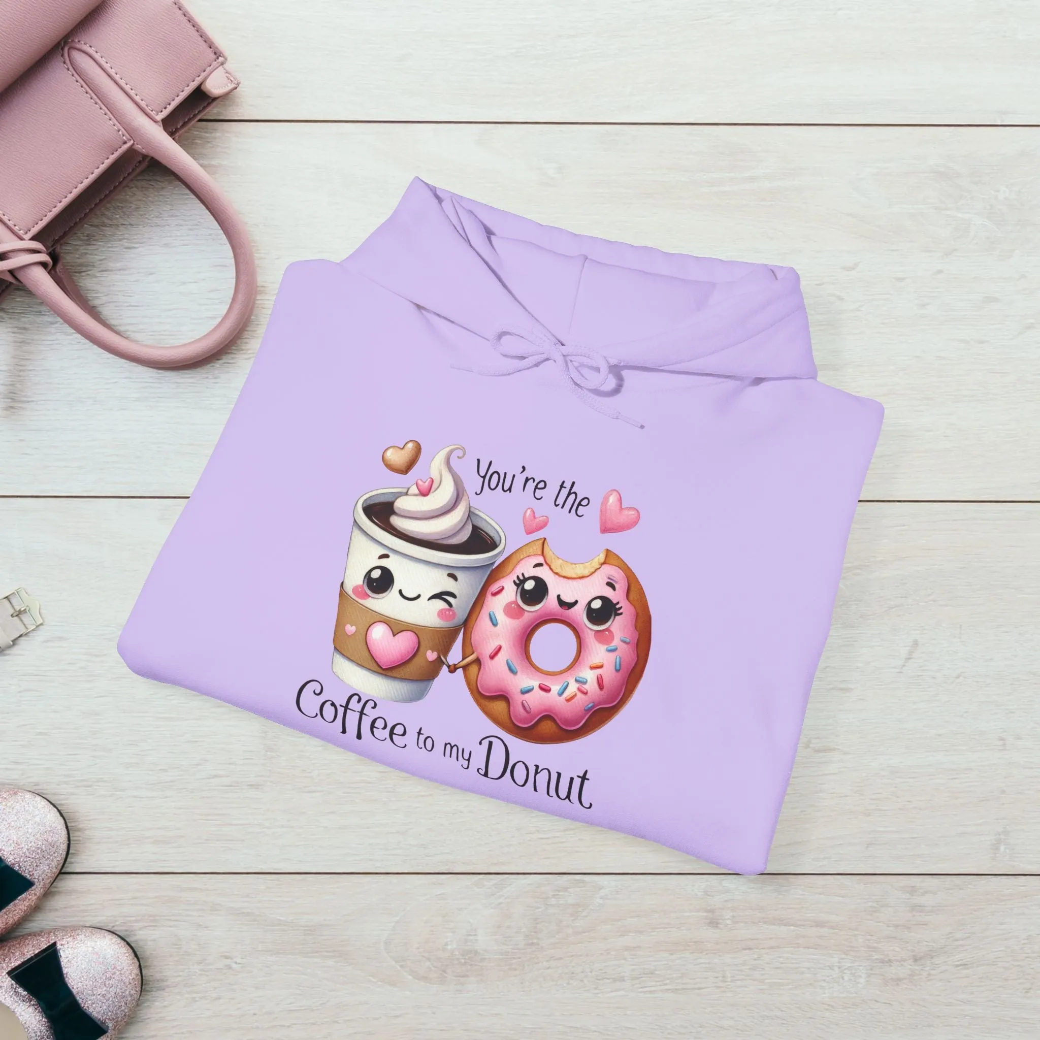 Cute Coffee & Donut Hoodie - You're the Coffee to My Donut Sweatshirt