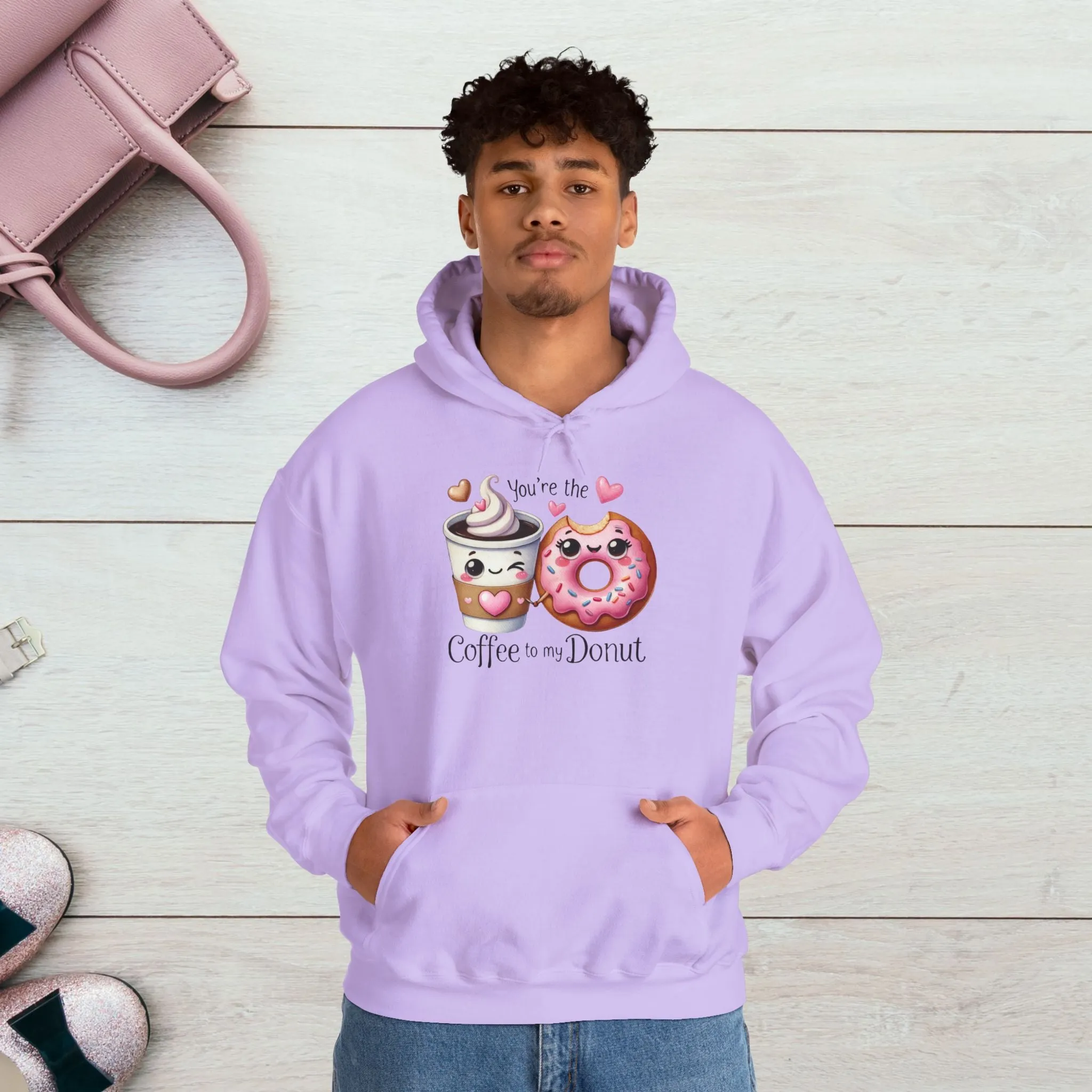 Cute Coffee & Donut Hoodie - You're the Coffee to My Donut Sweatshirt