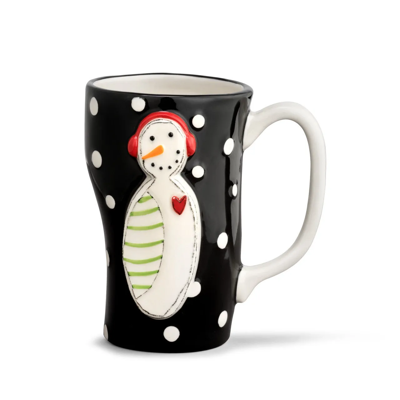 Demdaco Snowman Polka Dot Mug