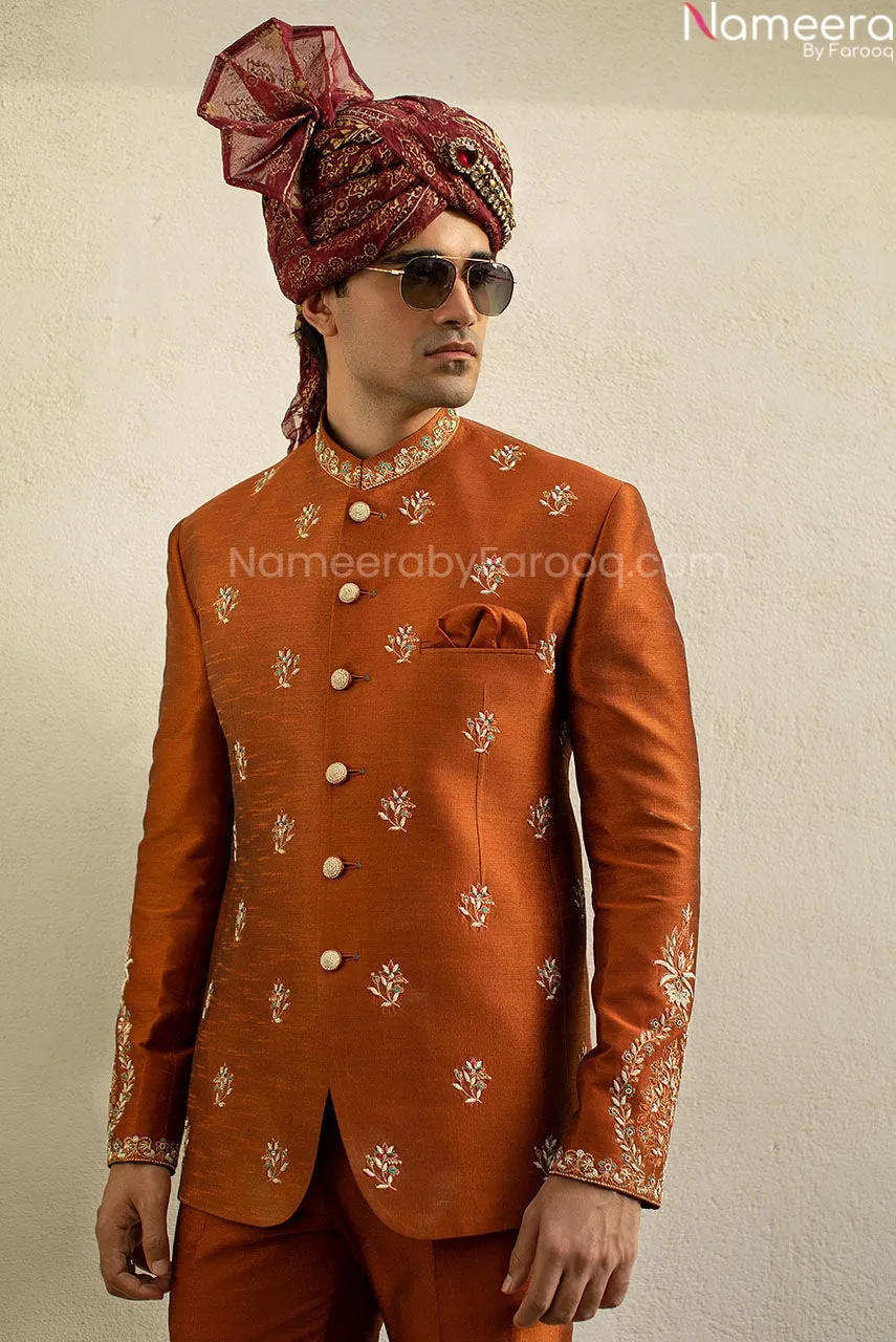 Designer Boys Kurta Waistcoat in Mens Sherwani #GN61