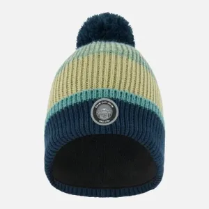 Deux par Deux - Knit Hat Blue, Green And Gray