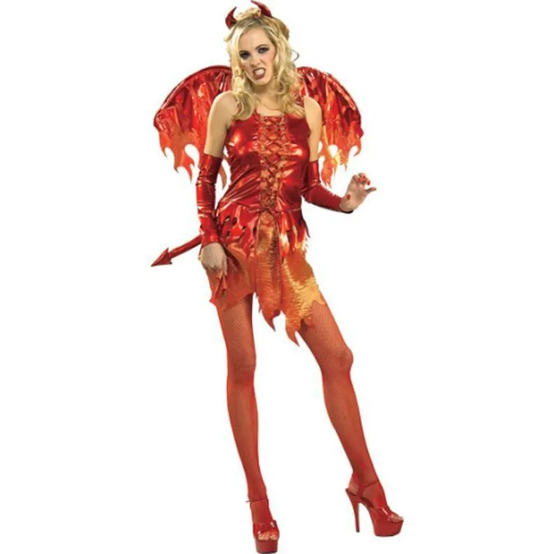 Devil On Fire Secret Wishes Costume Size S