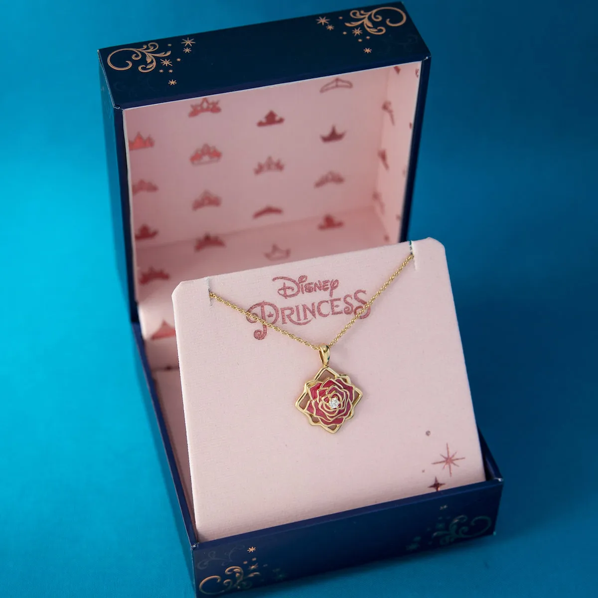 Disney X RockLove BEAUTY AND BEAST Belle Keepsake Necklace