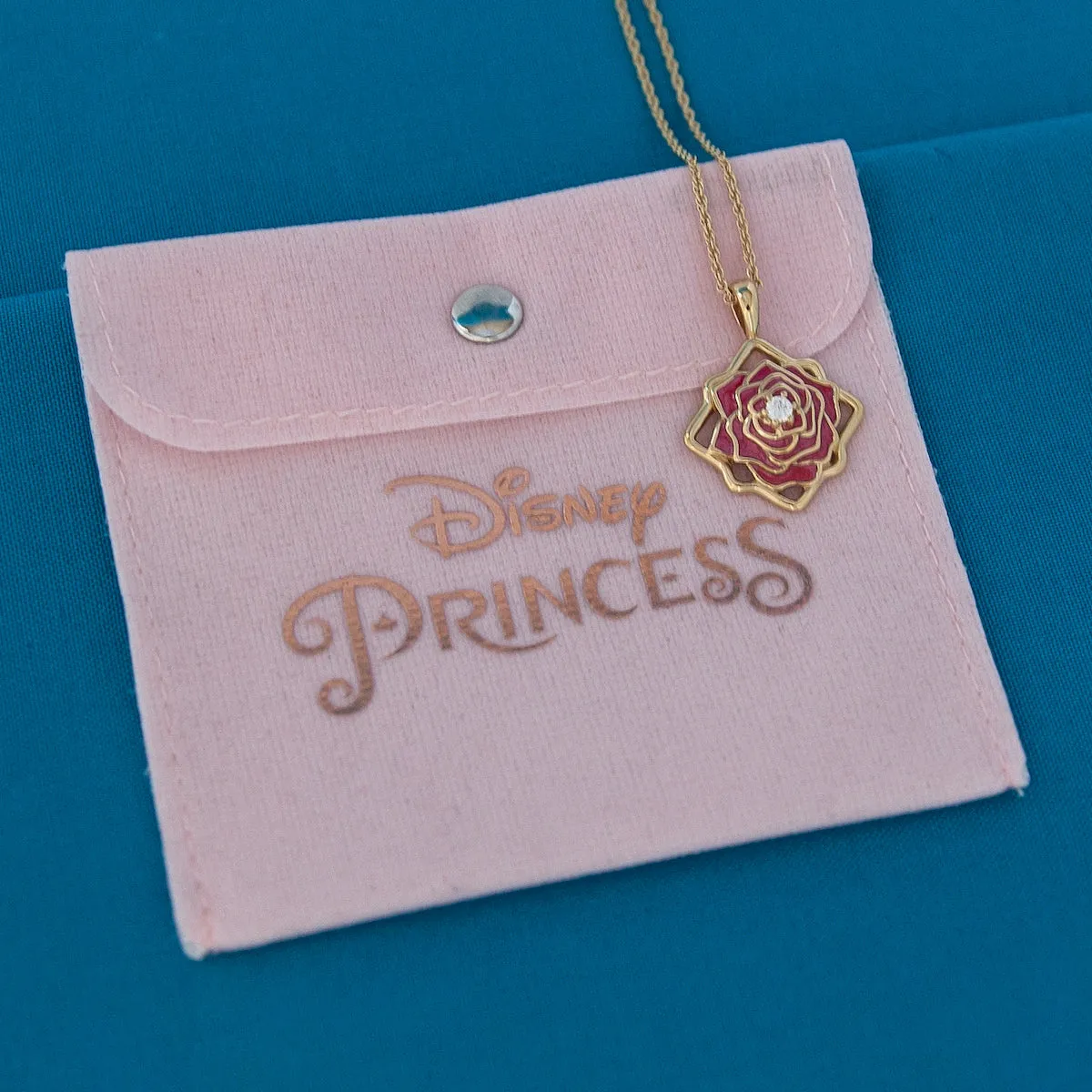 Disney X RockLove BEAUTY AND BEAST Belle Keepsake Necklace