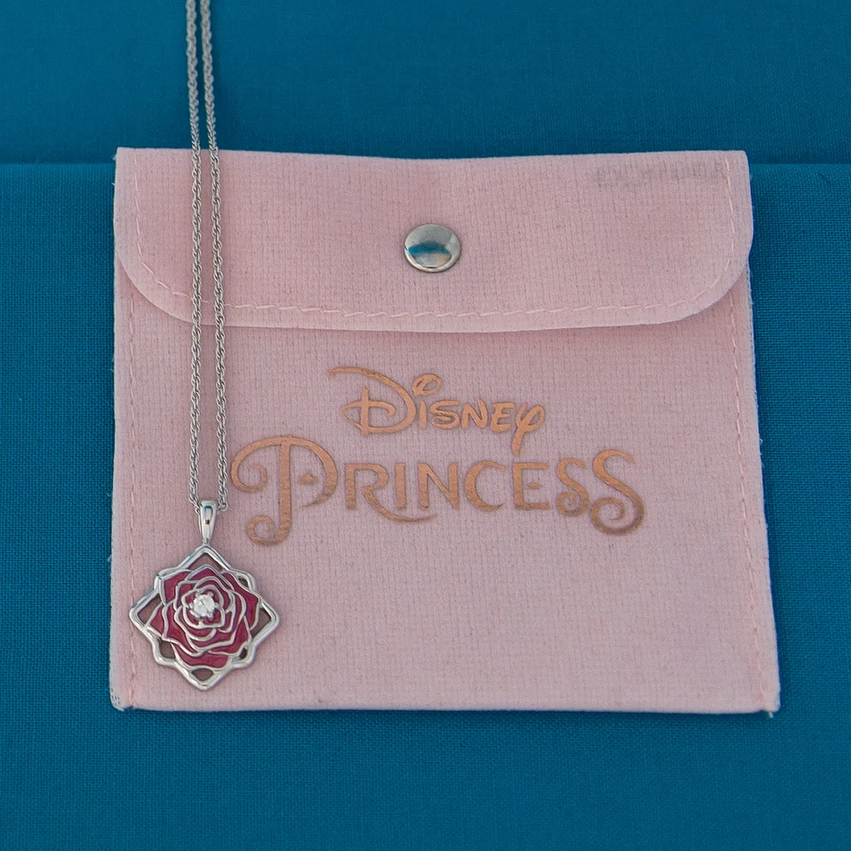 Disney X RockLove BEAUTY AND BEAST Belle Keepsake Necklace