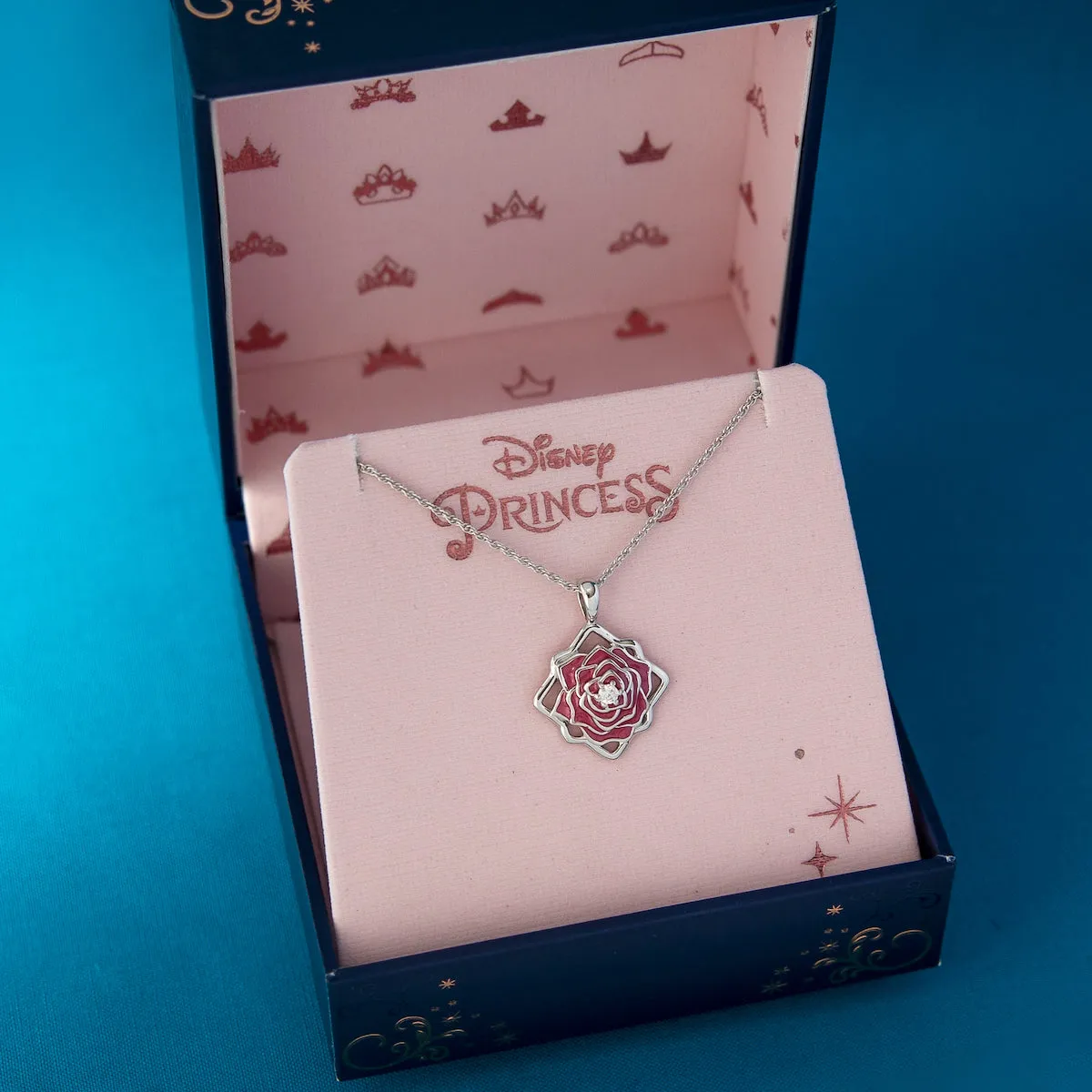 Disney X RockLove BEAUTY AND BEAST Belle Keepsake Necklace