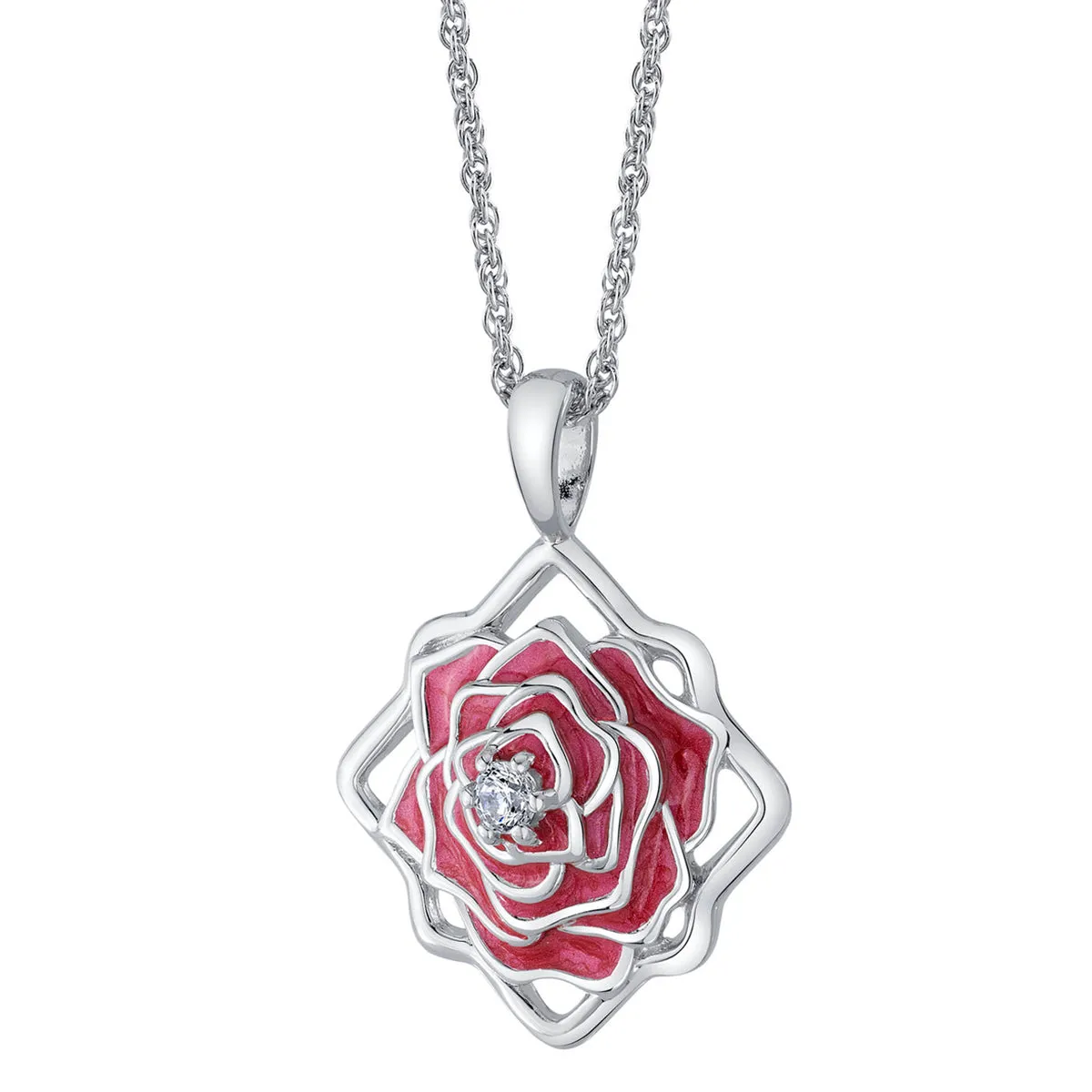 Disney X RockLove BEAUTY AND BEAST Belle Keepsake Necklace