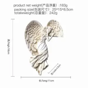 Door Frame Redemption Angel Resin Ornament Home Decor Statue Church Utensils