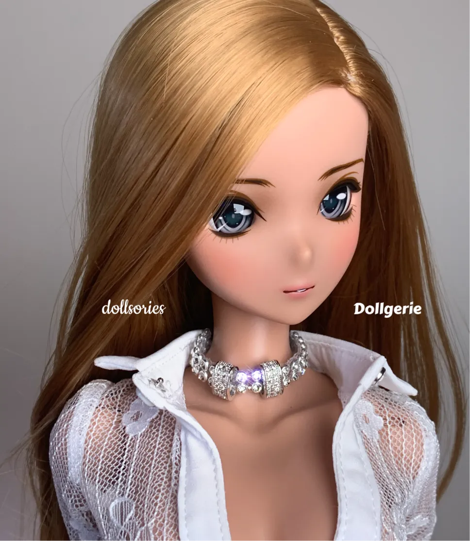 Double-Ring Crystal Choker (from Dollsories)