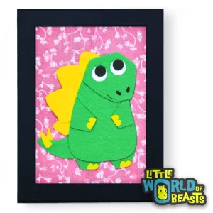 Duncan the Stegosaurus Framed
