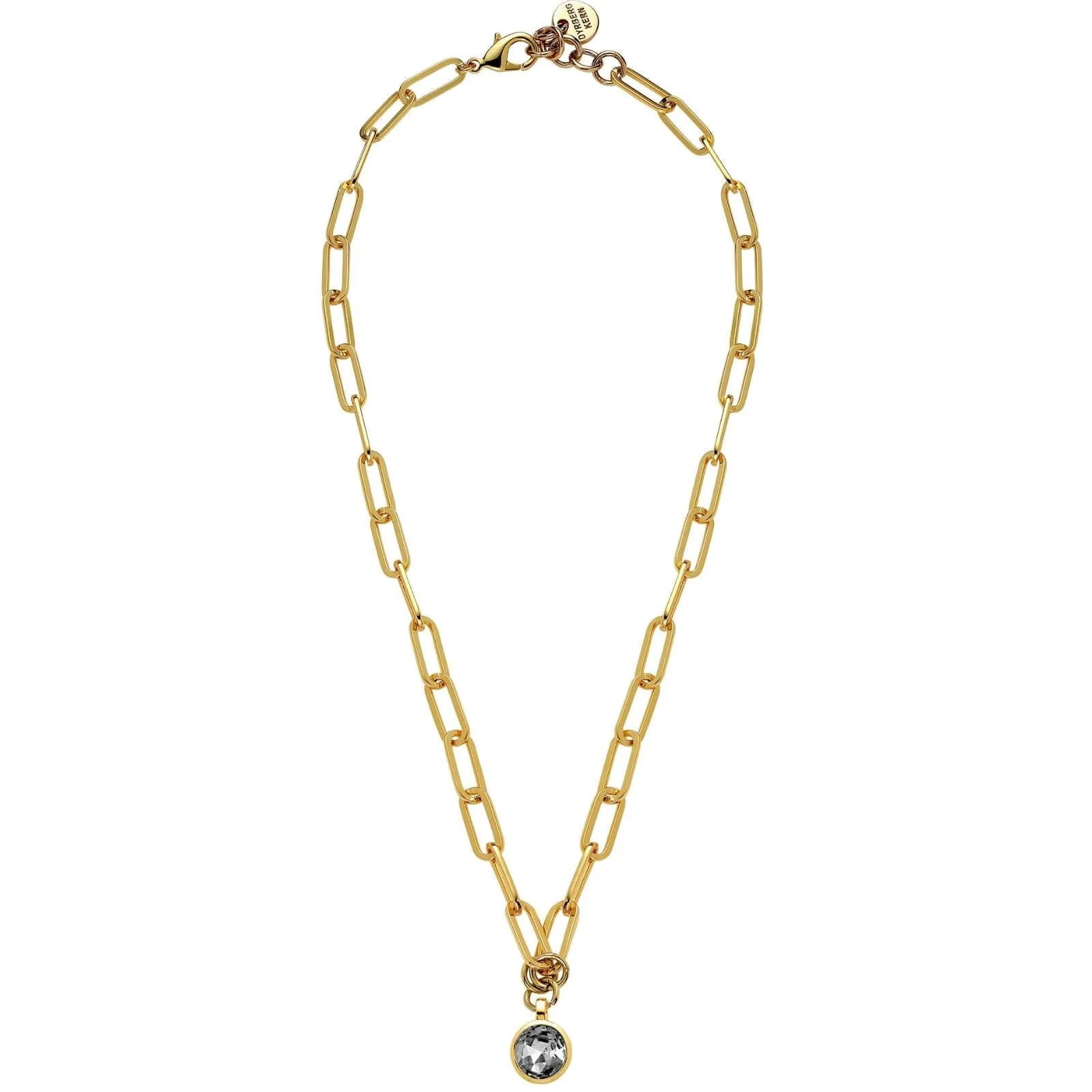 Dyrberg Kern Lisanna Gold Necklace - Grey