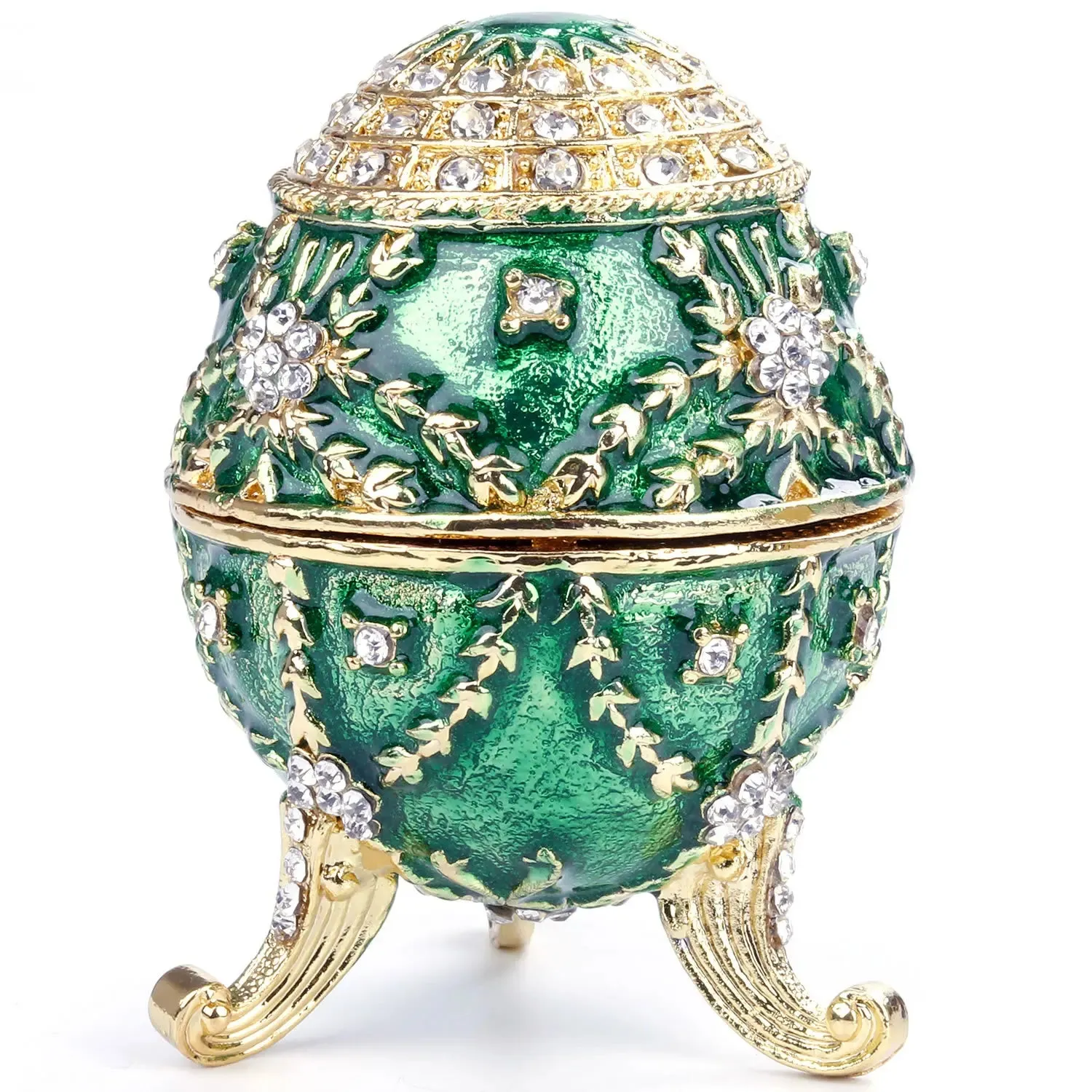 Easter Egg Metal Home Decor Cathilic Enamel Ishtar Church Utensils Christmas Gift Jewely Organizer