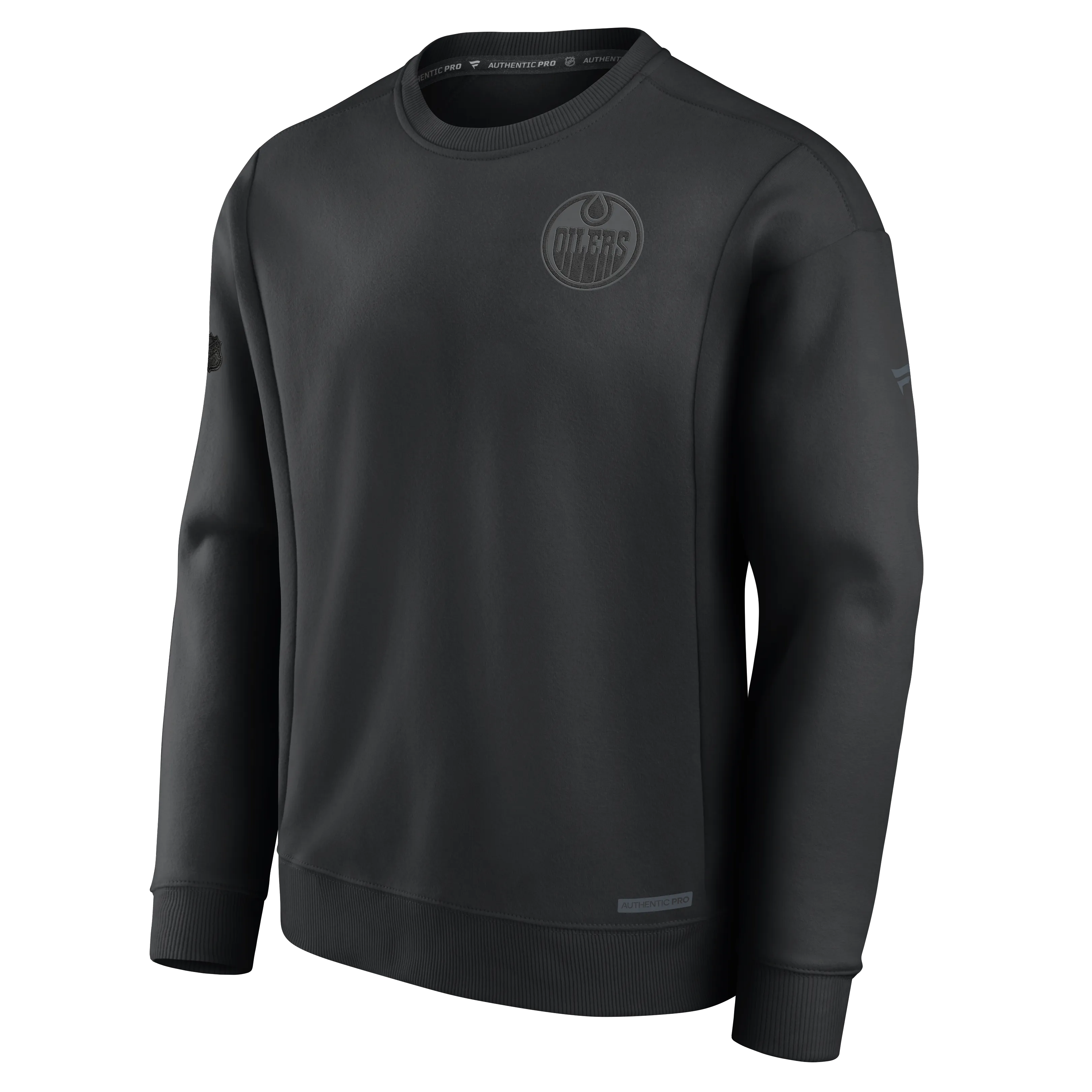 Edmonton Oilers Authentic Pro Road Fleece Pullover Sweatshirt
