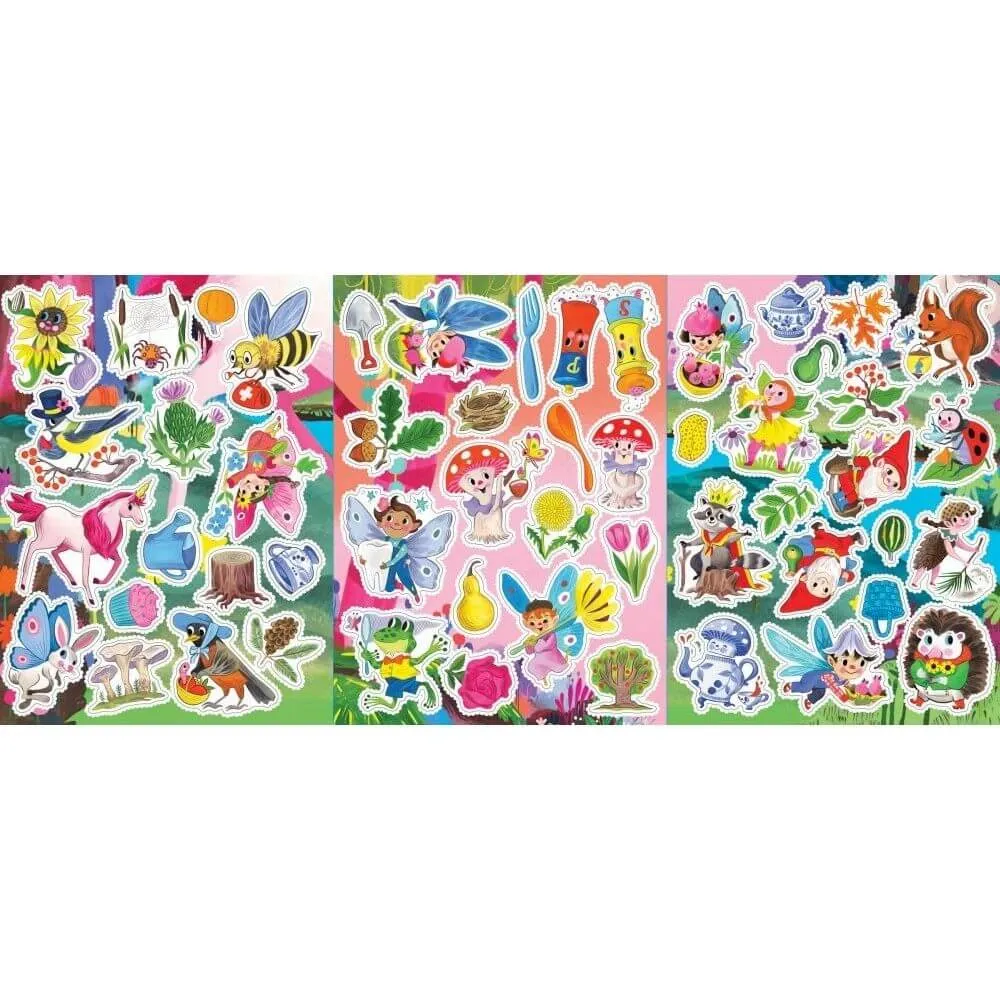 EeBoo Fold Out Colouring Book – Fairies & Tales