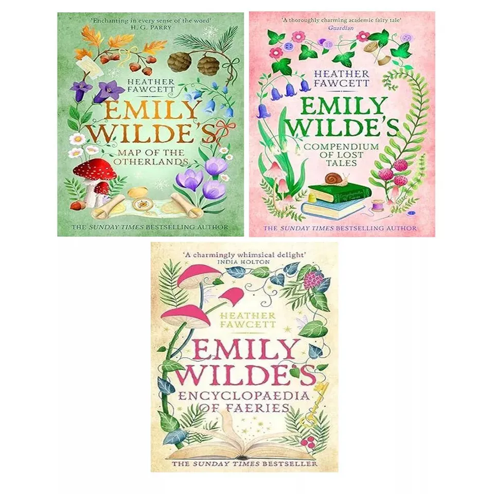 Emily Wilde Series 3 Books Collection Set by Heather Fawcett Compendium of Lost