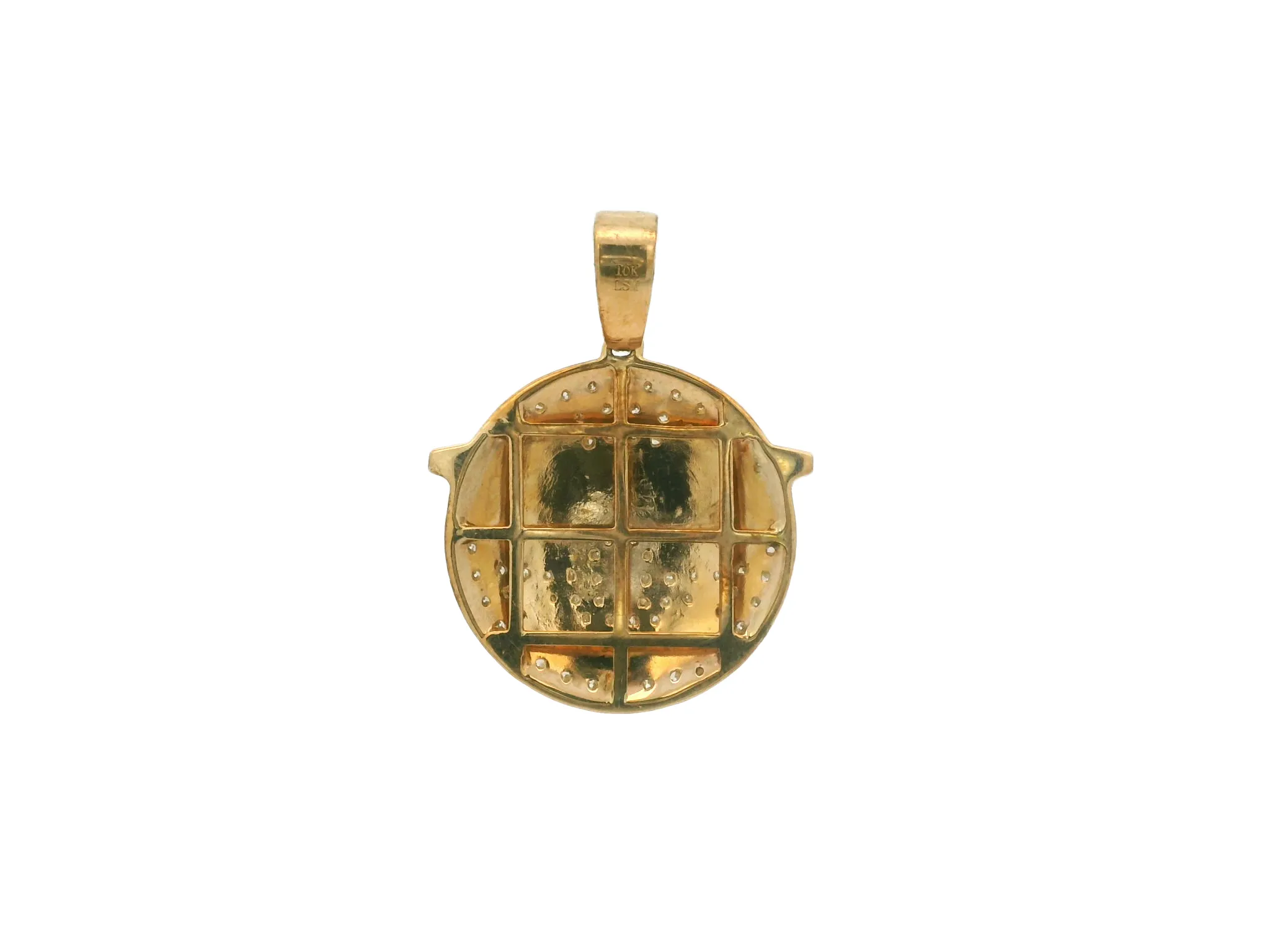Emoji Pendant with Diamonds