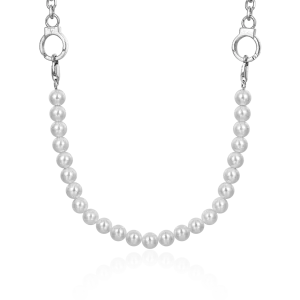ESSENTIALS Handcuffs Pearl Panel Detachable Necklace